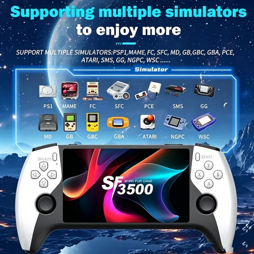 SF3500 5 inch Handheld Game Co - đánh giá và giá Gaming Console Latest